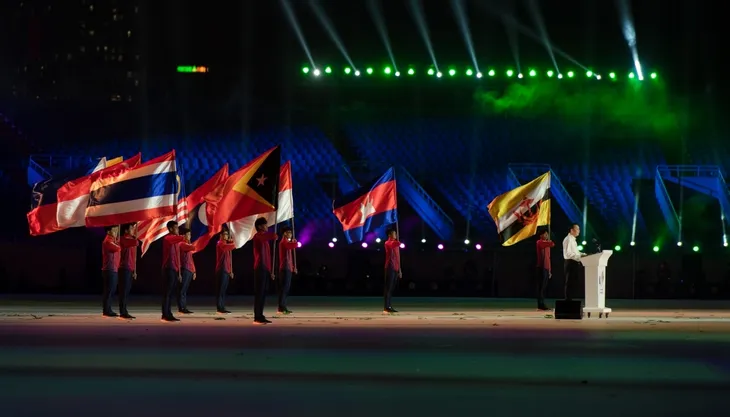 Cận cảnh buổi tổng duyệt lễ khai mạc SEA Games 31 - Ảnh 4.