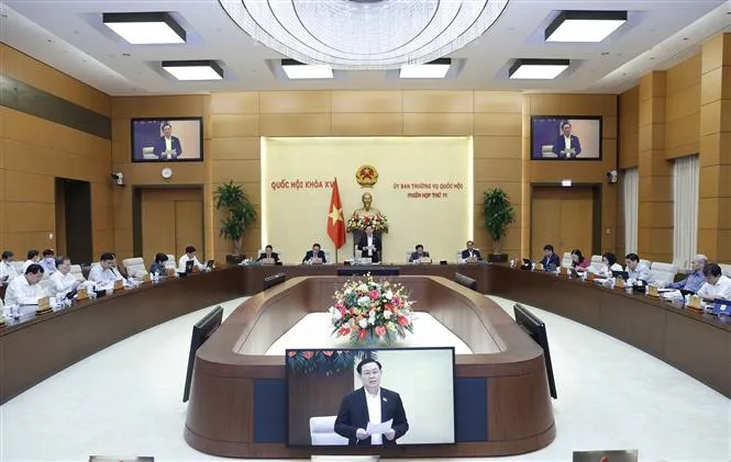 Khai mạc Phiên họp thứ 11 của Ủy ban Thường vụ Quốc hội - Ảnh 2. Khai mạc Phiên họp thứ 11 của Ủy ban Thường vụ Quốc hội - Ảnh 2.