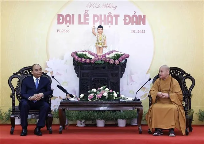 Chủ tịch nước: Phật giáo có vai trò rất quan trọng trong việc hộ quốc, an dân - Ảnh 5. Chủ tịch nước: Phật giáo có vai trò rất quan trọng trong việc hộ quốc, an dân - Ảnh 5.