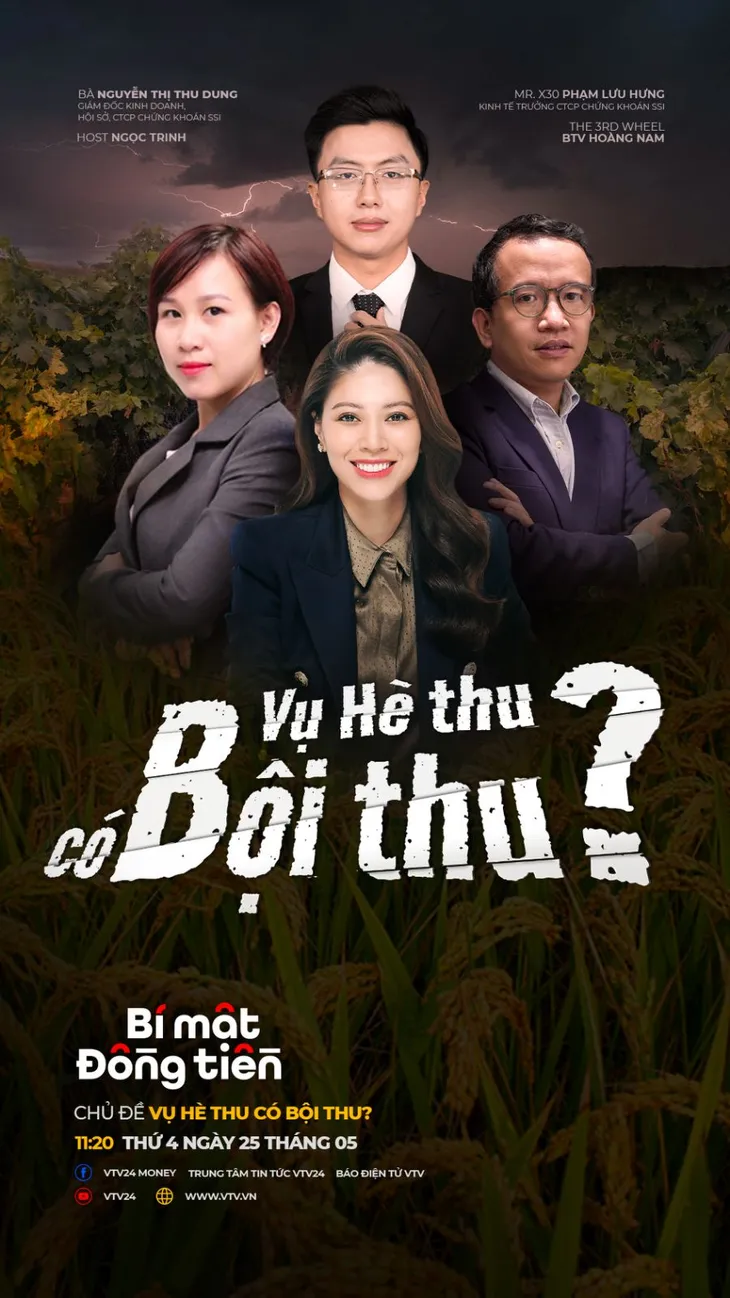 [11h20 ngày 25/5] Bí mật đồng tiền số 22: Vụ hè thu có bội thu? - Ảnh 1.