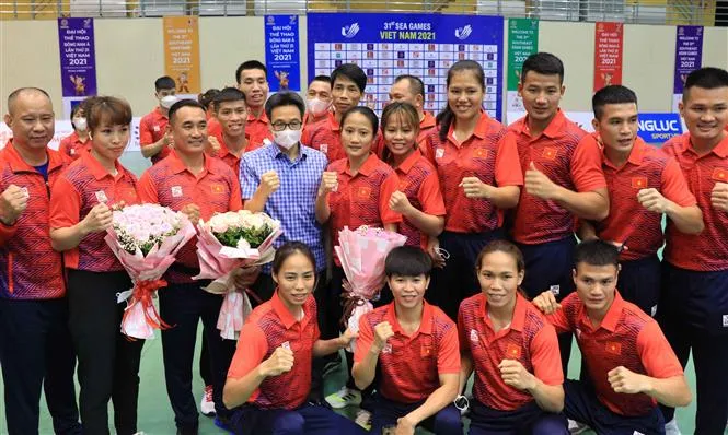 Phó Thủ tướng Vũ Đức Đam đánh giá cao công tác chuẩn bị cho SEA Games 31 - Ảnh 2. Phó Thủ tướng Vũ Đức Đam đánh giá cao công tác chuẩn bị cho SEA Games 31 - Ảnh 2.