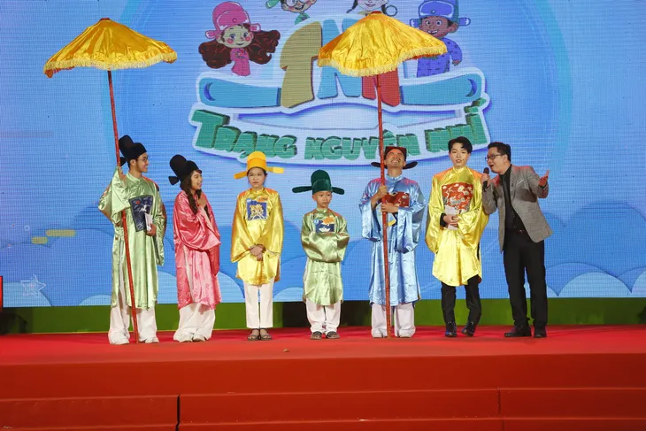 Những hình ảnh ấn tượng trong chung kết Trạng nguyên nhí mùa 1 - Ảnh 23. Những hình ảnh ấn tượng trong chung kết Trạng nguyên nhí mùa 1 - Ảnh 23.