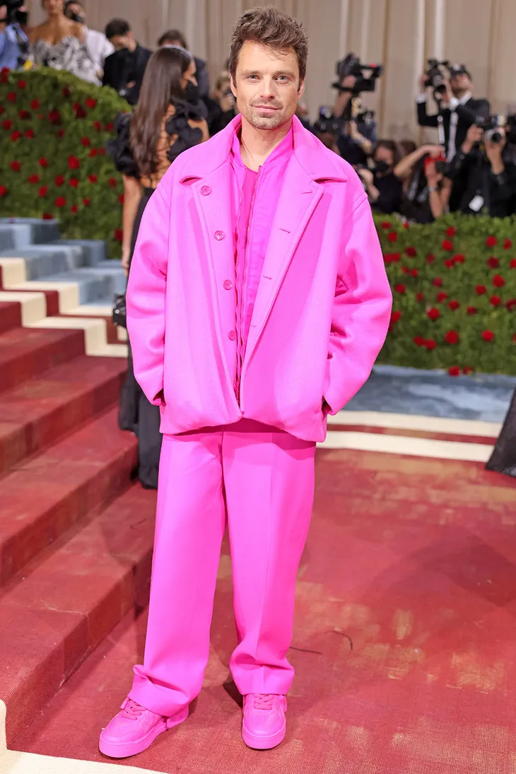 Những bộ trang phục táo bạo của các sao nam tại Met Gala 2022 - Ảnh 5. Những bộ trang phục táo bạo của các sao nam tại Met Gala 2022 - Ảnh 5.