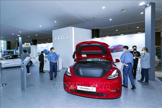 Khám phá những công nghệ mới tại triển lãm xe điện quốc tế 2022 - Ảnh 1. Khám phá những công nghệ mới tại triển lãm xe điện quốc tế 2022 - Ảnh 1.