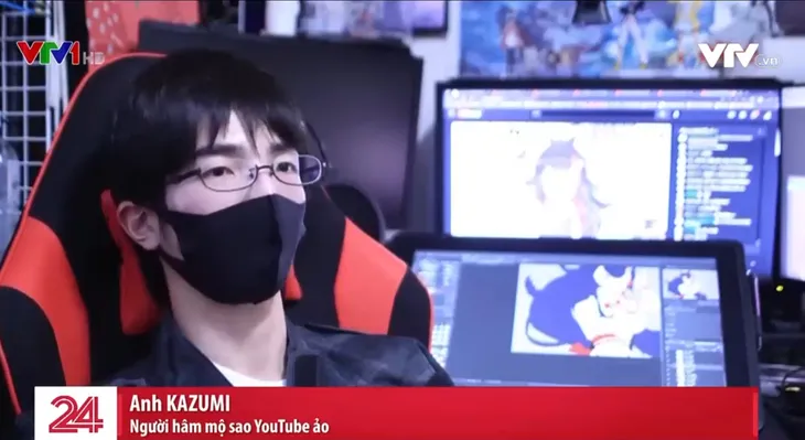 YouTuber ảo lên ngôi tại Nhật Bản - Ảnh 2. YouTuber ảo lên ngôi tại Nhật Bản - Ảnh 2.