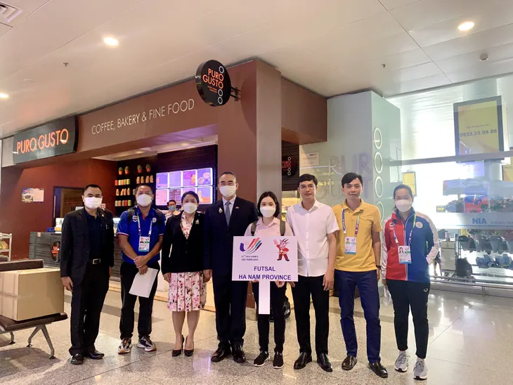 Thêm 4 đội Futsal nam nữ đã có mặt tại Hà Nam dự SEA Games 31 - Ảnh 1. Thêm 4 đội Futsal nam nữ đã có mặt tại Hà Nam dự SEA Games 31 - Ảnh 1.