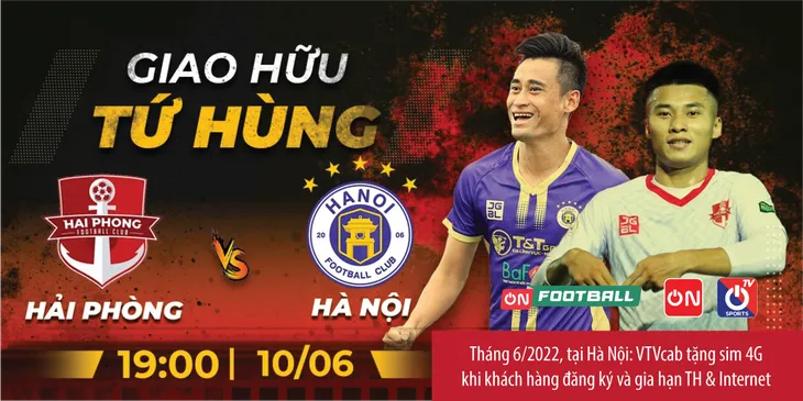 Hải Phòng - Hà Nội: Đại chiến chảo lửa Lạch Tray (On Football, VTVcab) - Ảnh 1. Hải Phòng - Hà Nội: Đại chiến chảo lửa Lạch Tray (On Football, VTVcab) - Ảnh 1.
