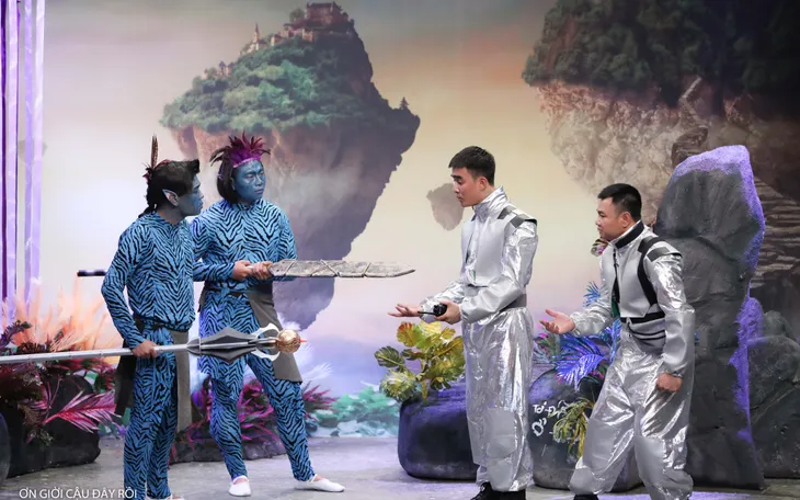 Tiểu Vy “chặt đẹp” Trường Giang, xuất sắc giành cúp Ơn giời - Ảnh 3.