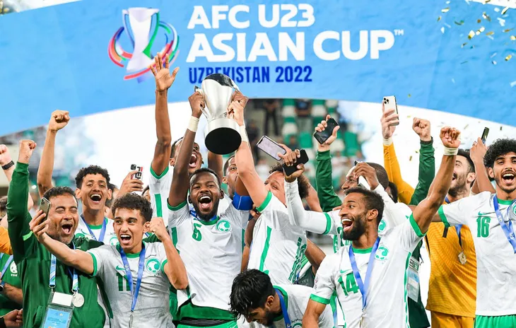 Ngôi sao U23 Saudi Arabia giành giải thưởng Cầu thủ xuất sắc nhất giải U23 châu Á - Ảnh 1. Ngôi sao U23 Saudi Arabia giành giải thưởng Cầu thủ xuất sắc nhất giải U23 châu Á - Ảnh 1.