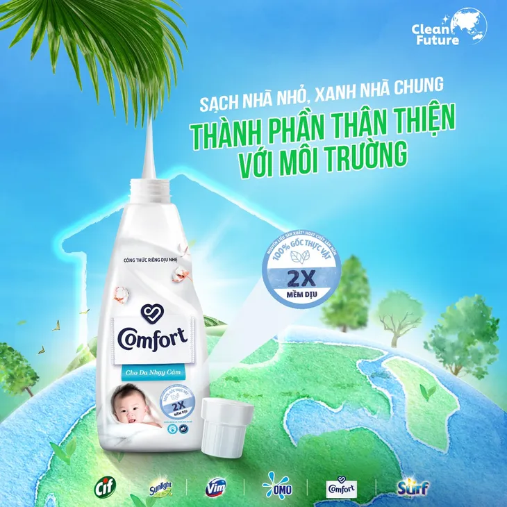 Nhãn hàng từ Unilever Việt Nam nỗ lực cắt giảm khí nhà kính - Ảnh 2.