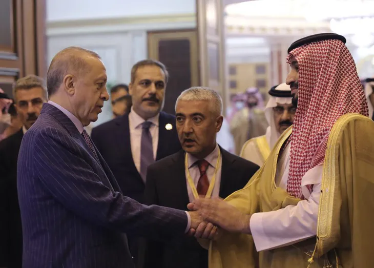 Thái tử Saudi Arabia, Tổng thống Thổ Nhĩ Kỳ gặp gỡ hướng tới “kỷ nguyên hợp tác mới” - Ảnh 1. Thái tử Saudi Arabia, Tổng thống Thổ Nhĩ Kỳ gặp gỡ hướng tới “kỷ nguyên hợp tác mới” - Ảnh 1.