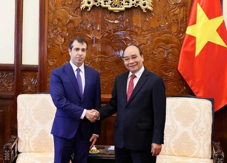 Chủ tịch nước Nguyễn Xuân Phúc tiếp các Đại sứ Saudi Arabia, Israel, Azerbaijan chào từ biệt - Ảnh 2. Chủ tịch nước Nguyễn Xuân Phúc tiếp các Đại sứ Saudi Arabia, Israel, Azerbaijan chào từ biệt - Ảnh 2.