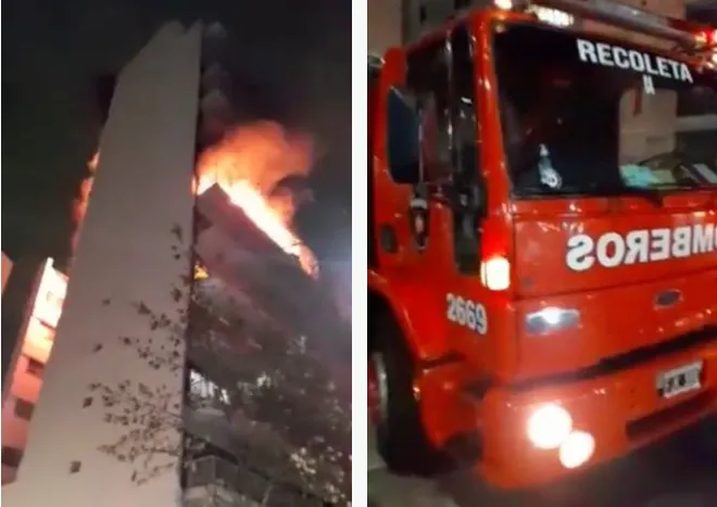 Cháy tòa nhà cao tầng ở Argentina, hàng chục người thương vong - Ảnh 1. Cháy tòa nhà cao tầng ở Argentina, hàng chục người thương vong - Ảnh 1.