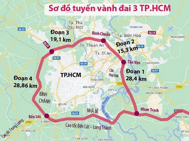 Vành đai 3 - Động lực tăng trưởng kinh tế vùng TP Hồ Chí Minh - Ảnh 1. Vành đai 3 - Động lực tăng trưởng kinh tế vùng TP Hồ Chí Minh - Ảnh 1.