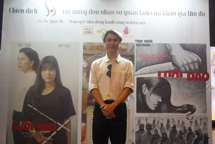 Công chiếu phim ngắn “Lưỡi dao” tại Hà Nội - Nhiều cảm xúc - Ảnh 1. Công chiếu phim ngắn “Lưỡi dao” tại Hà Nội - Nhiều cảm xúc - Ảnh 1.