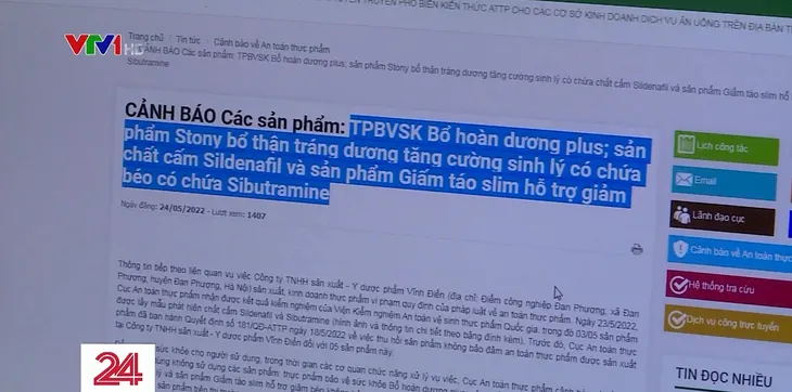 Cảnh báo thực phẩm bảo vệ sức khoẻ tăng cường sinh lý nam chứa chất cấm - Ảnh 1. Cảnh báo thực phẩm bảo vệ sức khoẻ tăng cường sinh lý nam chứa chất cấm - Ảnh 1.