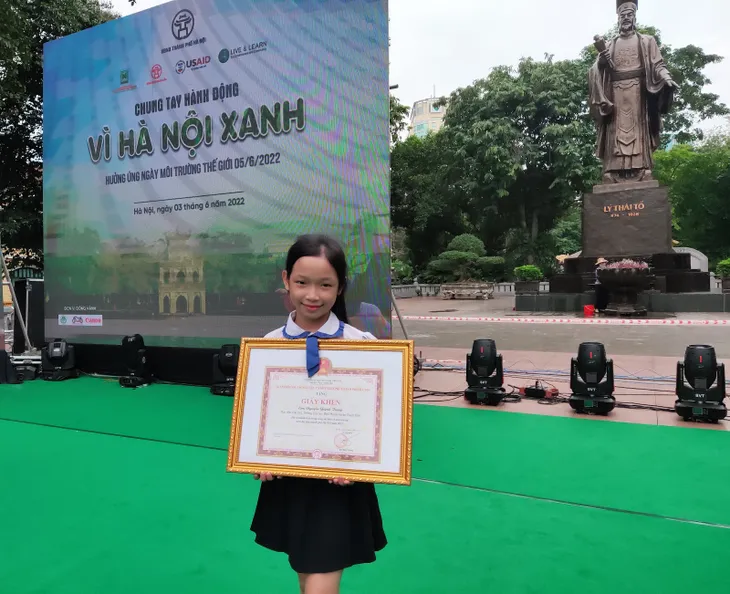 Lễ phát động ngày hội “Chung tay hành động vì Hà Nội xanh” - Ảnh 1. Lễ phát động ngày hội “Chung tay hành động vì Hà Nội xanh” - Ảnh 1.