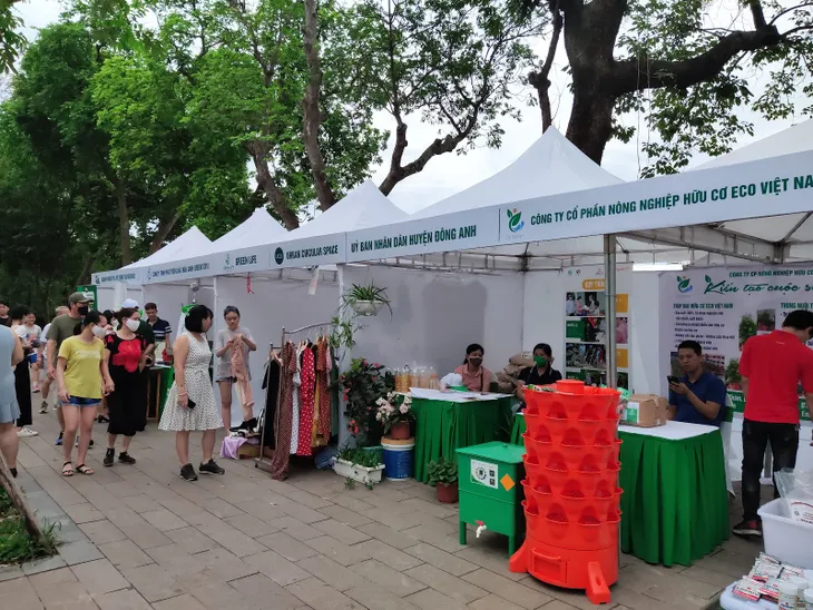 Lễ phát động ngày hội “Chung tay hành động vì Hà Nội xanh” - Ảnh 7. Lễ phát động ngày hội “Chung tay hành động vì Hà Nội xanh” - Ảnh 7.