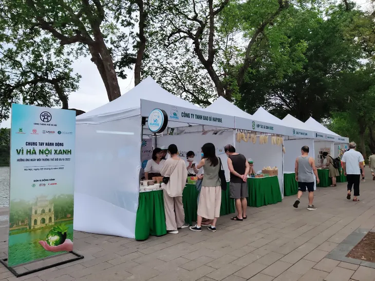 Lễ phát động ngày hội “Chung tay hành động vì Hà Nội xanh” - Ảnh 8. Lễ phát động ngày hội “Chung tay hành động vì Hà Nội xanh” - Ảnh 8.