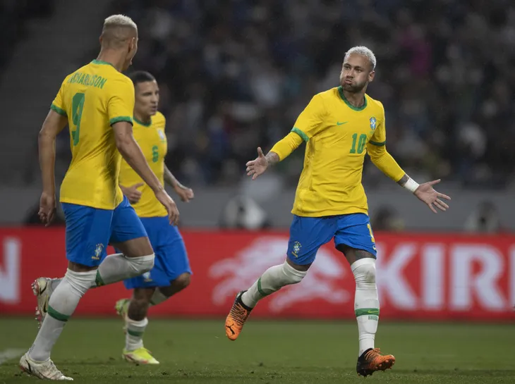 Neymar tiến sát kỷ lục ghi bàn của Vua bóng đá Pele - Ảnh 1. Neymar tiến sát kỷ lục ghi bàn của Vua bóng đá Pele - Ảnh 1.