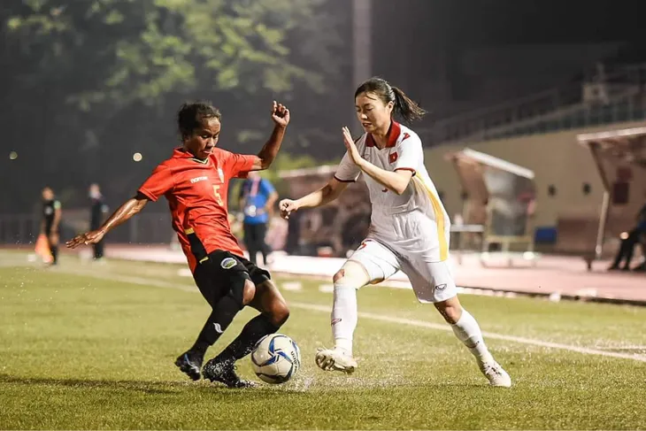 Giải bóng đá nữ Vô địch AFF 2022, bảng B: ĐT Việt Nam và Myanmar giành vé vào bán kết - Ảnh 2. Giải bóng đá nữ Vô địch AFF 2022, bảng B: ĐT Việt Nam và Myanmar giành vé vào bán kết - Ảnh 2.