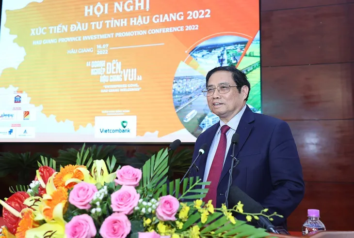 Thủ tướng: Các nhà đầu tư góp phần cùng Hậu Giang biến tiềm lực thành nguồn lực - Ảnh 1. Thủ tướng: Các nhà đầu tư góp phần cùng Hậu Giang biến tiềm lực thành nguồn lực - Ảnh 1.