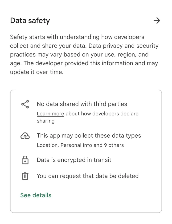 Google yêu cầu các nhà phát triển ghi rõ những dữ liệu nào thu thập qua ứng dụng - Ảnh 1. Google yêu cầu các nhà phát triển ghi rõ những dữ liệu nào thu thập qua ứng dụng - Ảnh 1.