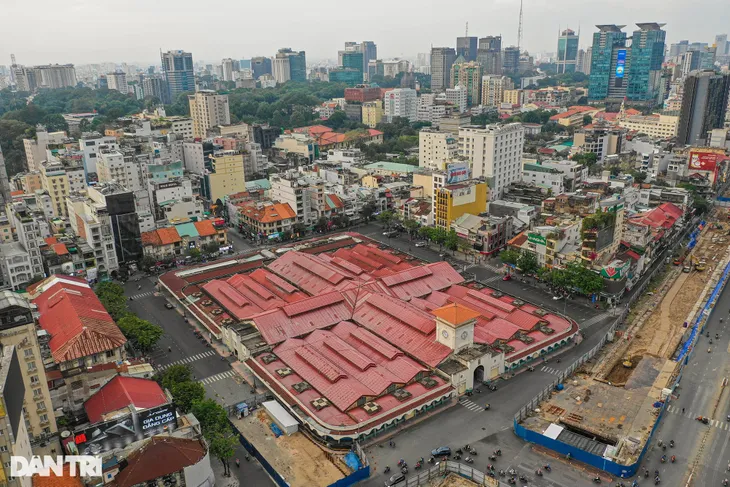 Đề xuất tái lập quảng trường trước chợ Bến Thành - Ảnh 1. Đề xuất tái lập quảng trường trước chợ Bến Thành - Ảnh 1.