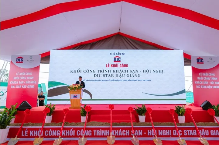 Tập đoàn DIC khởi công khách sạn DIC Star Hậu Giang - Ảnh 1. Tập đoàn DIC khởi công khách sạn DIC Star Hậu Giang - Ảnh 1.