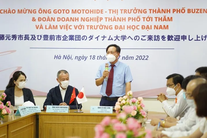 ĐH Đại Nam đón tiếp Thị trưởng TP. Buzen Nhật Bản - Ảnh 2.