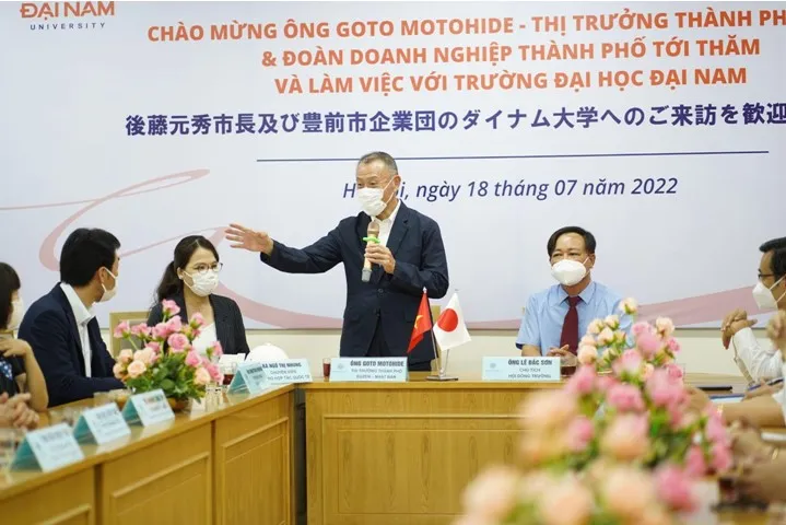 ĐH Đại Nam đón tiếp Thị trưởng TP. Buzen Nhật Bản - Ảnh 3.