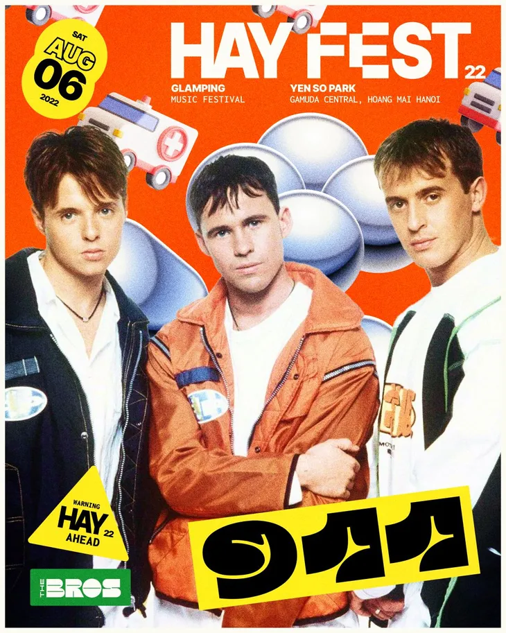 Sau The Moffatts, boyband quốc tế 911 xác nhận tham dự Hay Festival, mang cả thanh xuân 8x trở lại - Ảnh 1. Sau The Moffatts, boyband quốc tế 911 xác nhận tham dự Hay Festival, mang cả thanh xuân 8x trở lại - Ảnh 1.