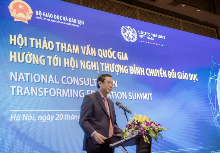 Việt Nam tổ chức Hội nghị Tham vấn Quốc gia về Chuyển đổi Giáo dục - Ảnh 1. Việt Nam tổ chức Hội nghị Tham vấn Quốc gia về Chuyển đổi Giáo dục - Ảnh 1.