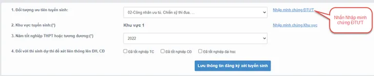 Chi tiết cách đăng ký xét tuyển đại học trên hệ thống - Ảnh 9. Chi tiết cách đăng ký xét tuyển đại học trên hệ thống - Ảnh 9.