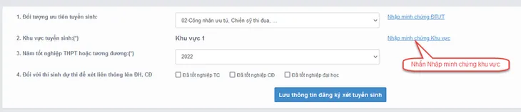 Chi tiết cách đăng ký xét tuyển đại học trên hệ thống - Ảnh 11. Chi tiết cách đăng ký xét tuyển đại học trên hệ thống - Ảnh 11.