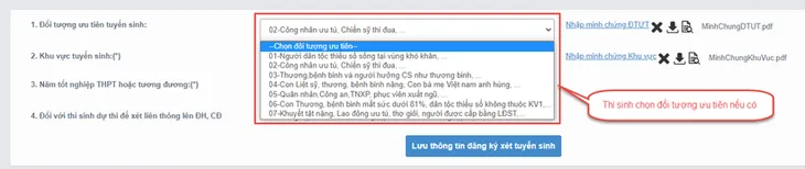 Chi tiết cách đăng ký xét tuyển đại học trên hệ thống - Ảnh 8.