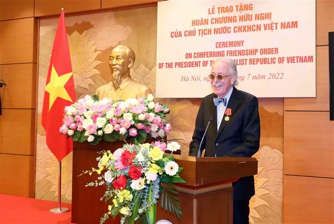 Trao tặng nguyên Tổng Thư ký IPU Huân chương hữu nghị - Ảnh 3. Trao tặng nguyên Tổng Thư ký IPU Huân chương hữu nghị - Ảnh 3.