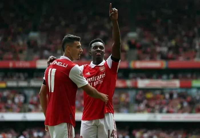 Gabriel Jesus lập hat-trick, Arsenal đè bẹp Sevilla 6-0 - Ảnh 2. Gabriel Jesus lập hat-trick, Arsenal đè bẹp Sevilla 6-0 - Ảnh 2.
