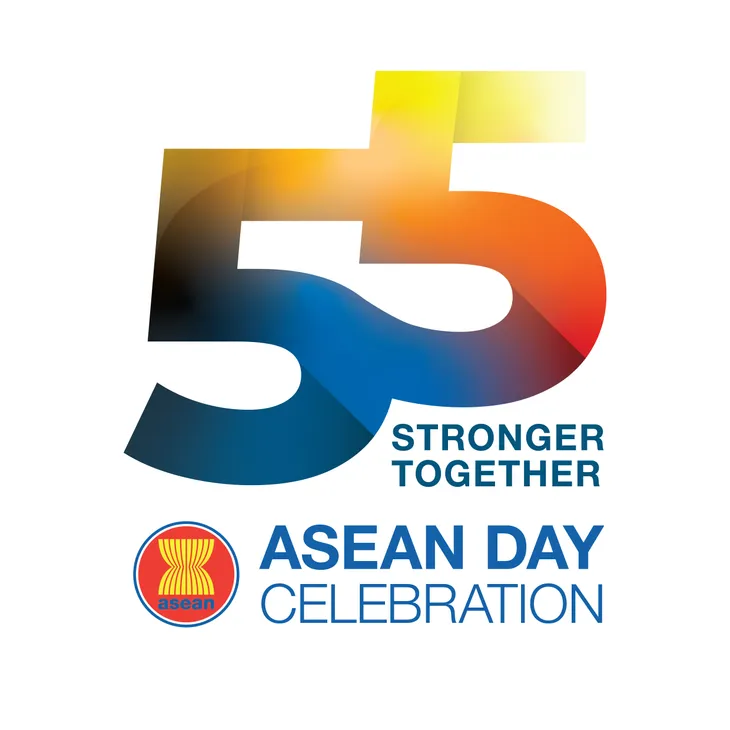 Công bố bộ nhận diện kỷ niệm 55 năm Ngày thành lập ASEAN - Ảnh 2. Công bố bộ nhận diện kỷ niệm 55 năm Ngày thành lập ASEAN - Ảnh 2.