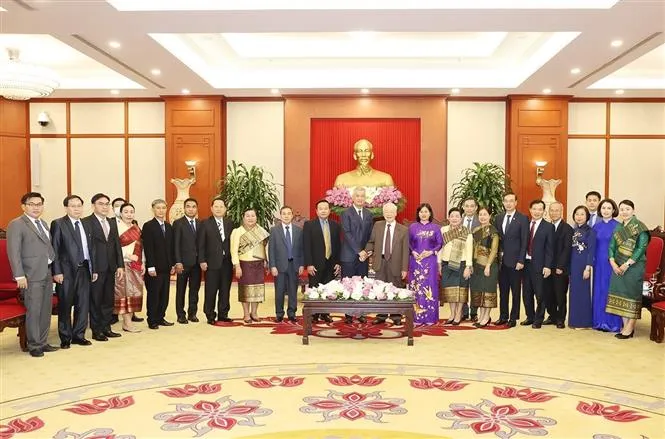 Tăng cường hợp tác toàn diện Việt Nam - Lào - Ảnh 1. Tăng cường hợp tác toàn diện Việt Nam - Lào - Ảnh 1.