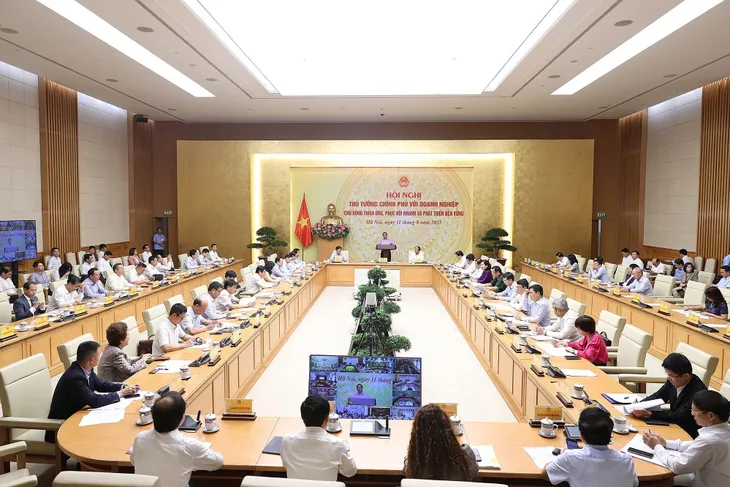 Chính phủ luôn lắng nghe, chia sẻ, đồng hành cùng doanh nghiệp - Ảnh 1. Chính phủ luôn lắng nghe, chia sẻ, đồng hành cùng doanh nghiệp - Ảnh 1.