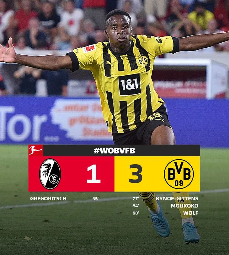 Ngược dòng mãn nhãn, Dortmund vươn lên đầu bảng Bundesliga - Ảnh 1. Ngược dòng mãn nhãn, Dortmund vươn lên đầu bảng Bundesliga - Ảnh 1.