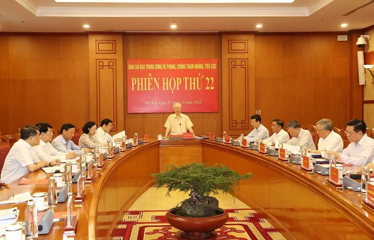 Tổng Bí thư chủ trì Phiên họp Ban Chỉ đạo Trung ương về phòng, chống tham nhũng, tiêu cực - Ảnh 2. Tổng Bí thư chủ trì Phiên họp Ban Chỉ đạo Trung ương về phòng, chống tham nhũng, tiêu cực - Ảnh 2.