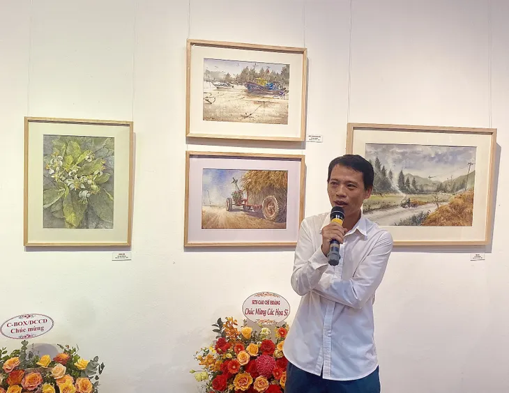 Cuộc hội ngộ đầy màu sắc của họa sĩ 3 miền - Ảnh 9.