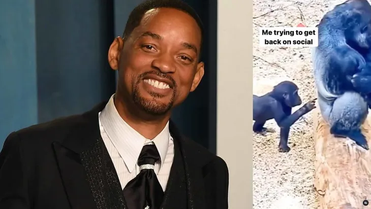 Will Smith trở lại mạng xã hội lần đầu tiên sau cái tát tai tiếng tại Oscar 2022 - Ảnh 1. Will Smith trở lại mạng xã hội lần đầu tiên sau cái tát tai tiếng tại Oscar 2022 - Ảnh 1.