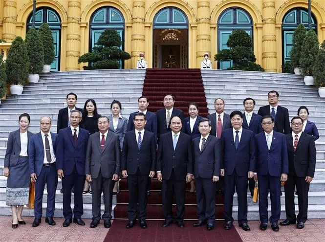Tăng cường hợp tác Việt Nam - Lào - Ảnh 1. Tăng cường hợp tác Việt Nam - Lào - Ảnh 1.