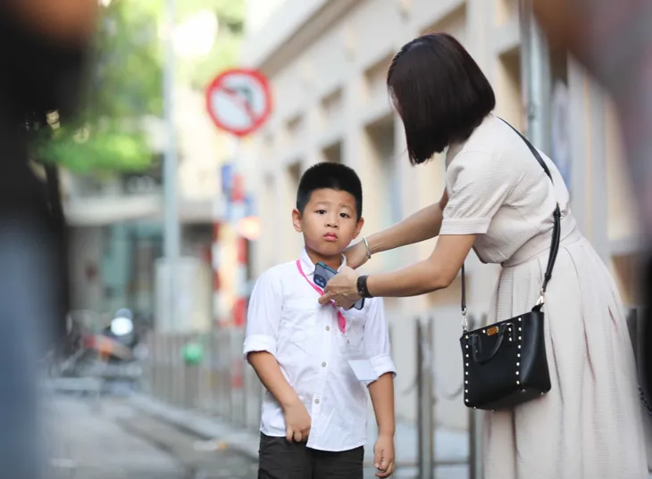 Học sinh lớp 1 Thủ đô hân hoan tựu trường - Ảnh 3.