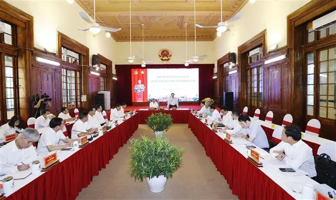 Triển khai quyết định kiểm tra tại Ban cán sự Đảng Tòa án Nhân dân tối cao - Ảnh 1. Triển khai quyết định kiểm tra tại Ban cán sự Đảng Tòa án Nhân dân tối cao - Ảnh 1.