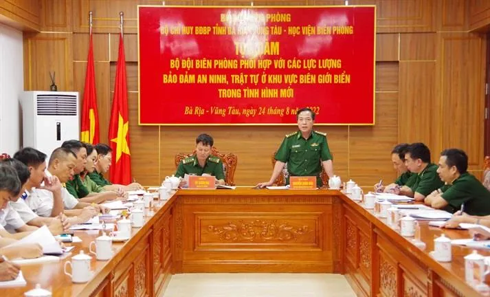 Phối hợp bảo đảm an ninh, trật tự khu vực biên giới biển trong tình hình mới - Ảnh 1. Phối hợp bảo đảm an ninh, trật tự khu vực biên giới biển trong tình hình mới - Ảnh 1.