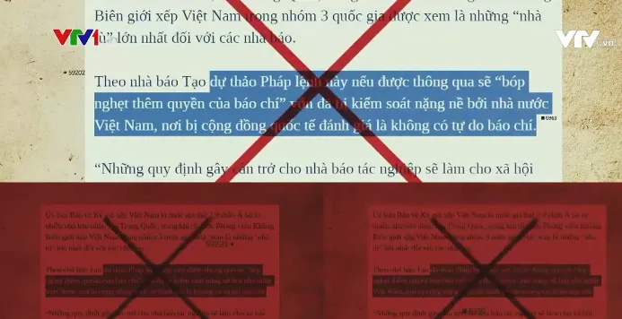Phản bác luận điệu xuyên tạc tự do báo chí trong xử phạt vi phạm ngăn cản tố tụng - Ảnh 1. Phản bác luận điệu xuyên tạc tự do báo chí trong xử phạt vi phạm ngăn cản tố tụng - Ảnh 1.